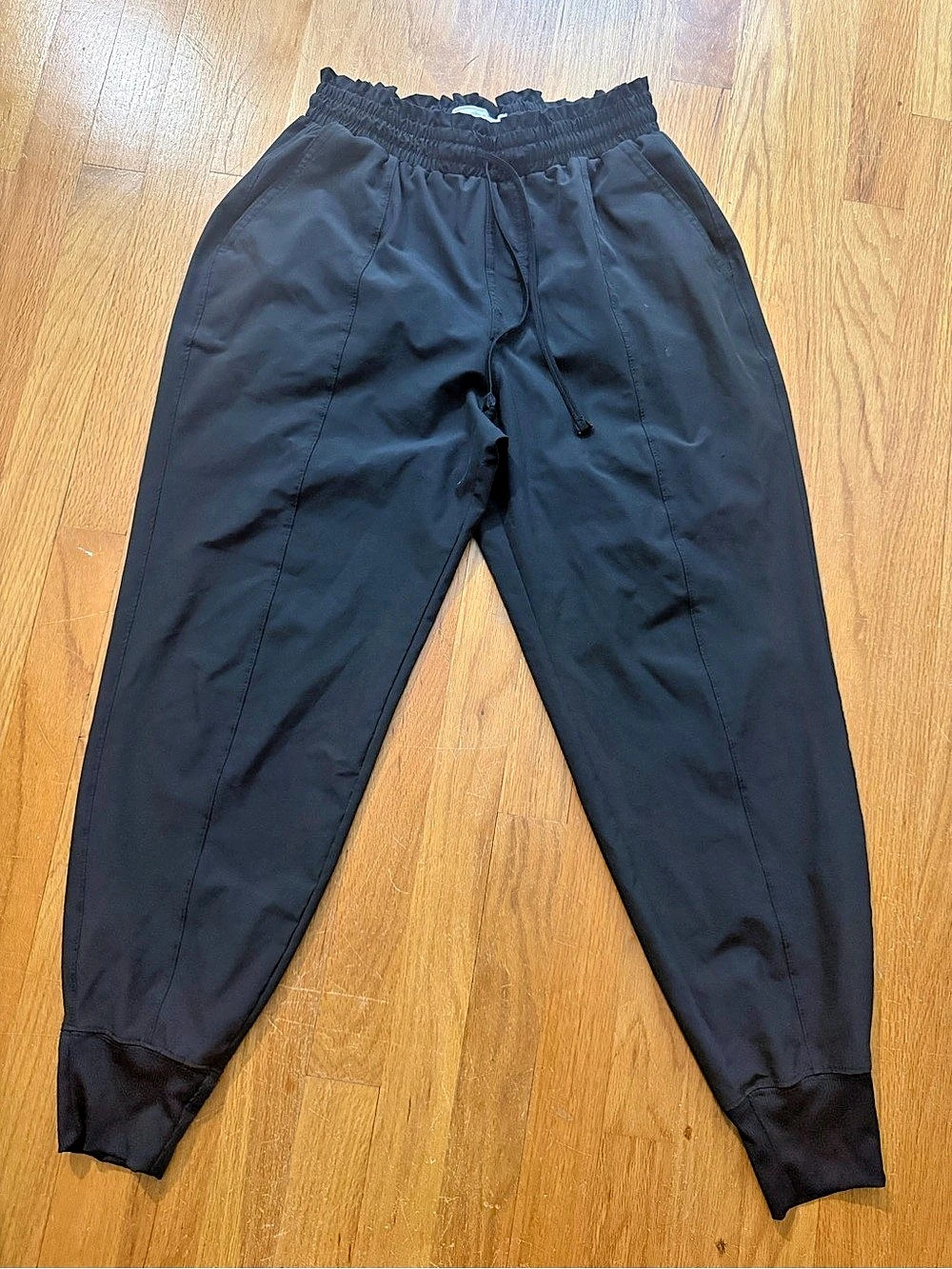Abercrombie & Fitch Black Jogger Pants Size Medium Like New
